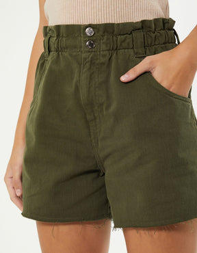 Short Sarja Clochard - Verde Militar