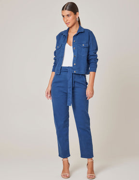 Calça Sarja Clochard - Azul Marinho