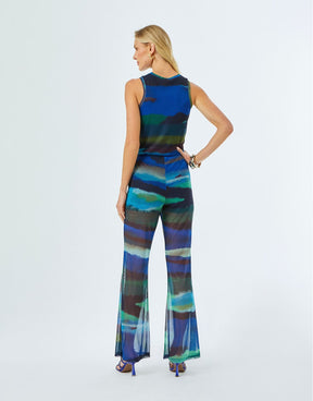 Calça Manuela Longa - Azul
