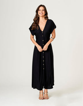 Vestido Analu New Longo - Preto