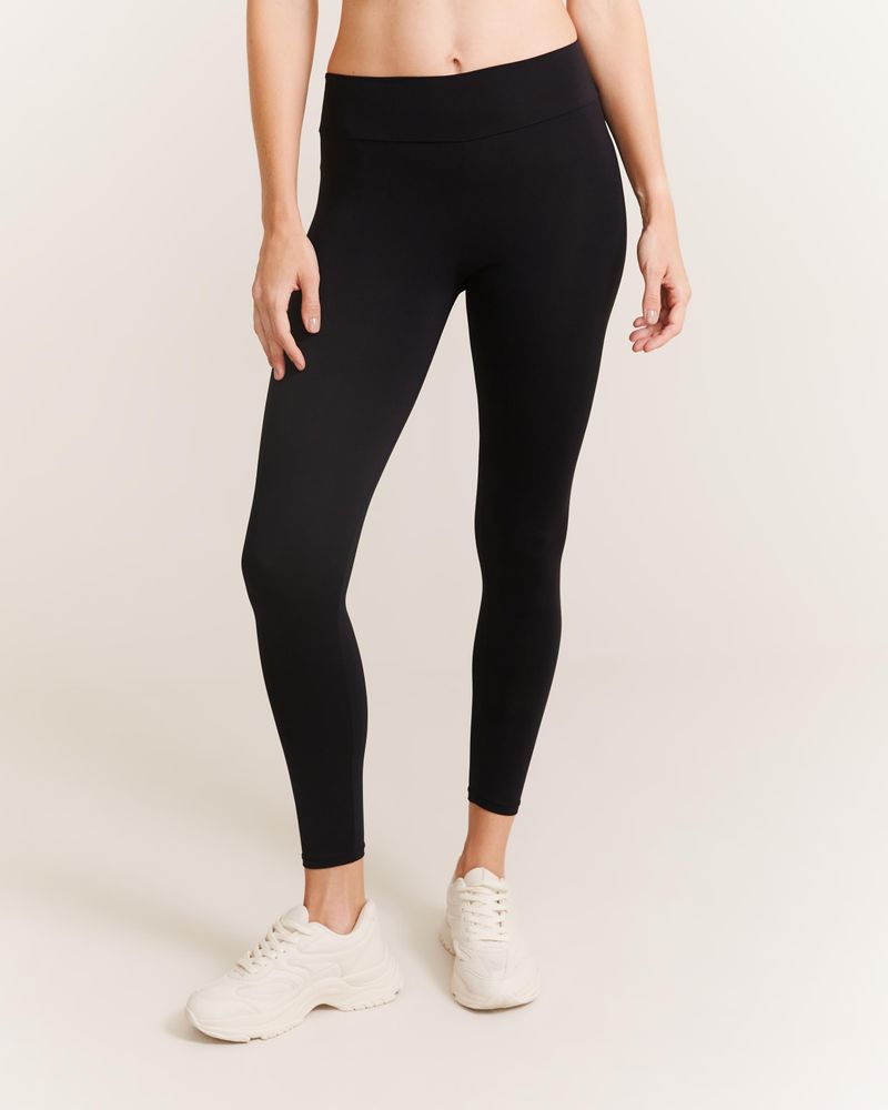 Calça Legging Cintura Alta - Preto