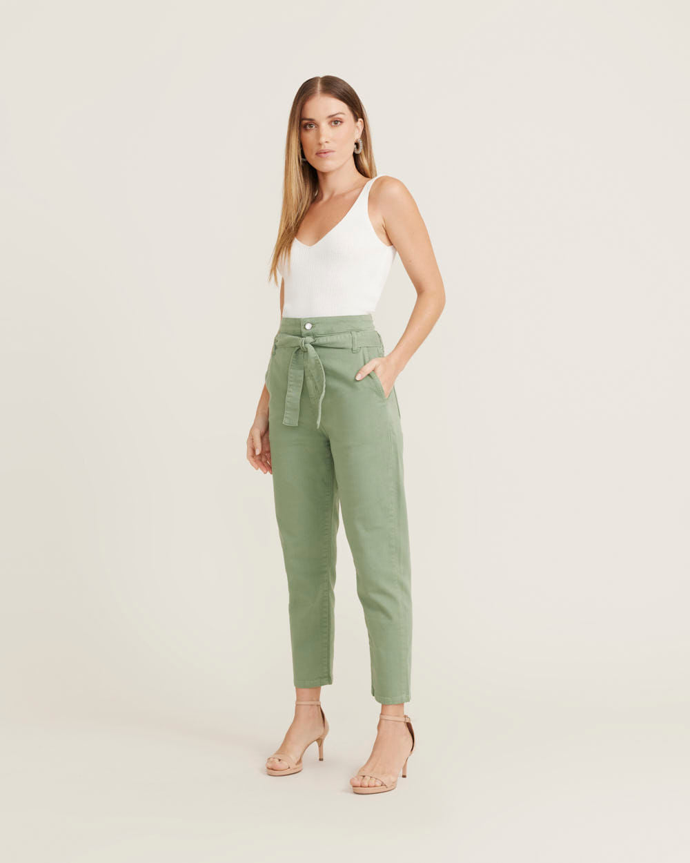 Calça Sarja Clochard - Verde Amsterda