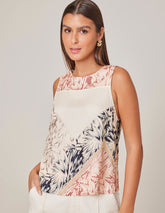 Blusa Estampada Campelo - Areia
