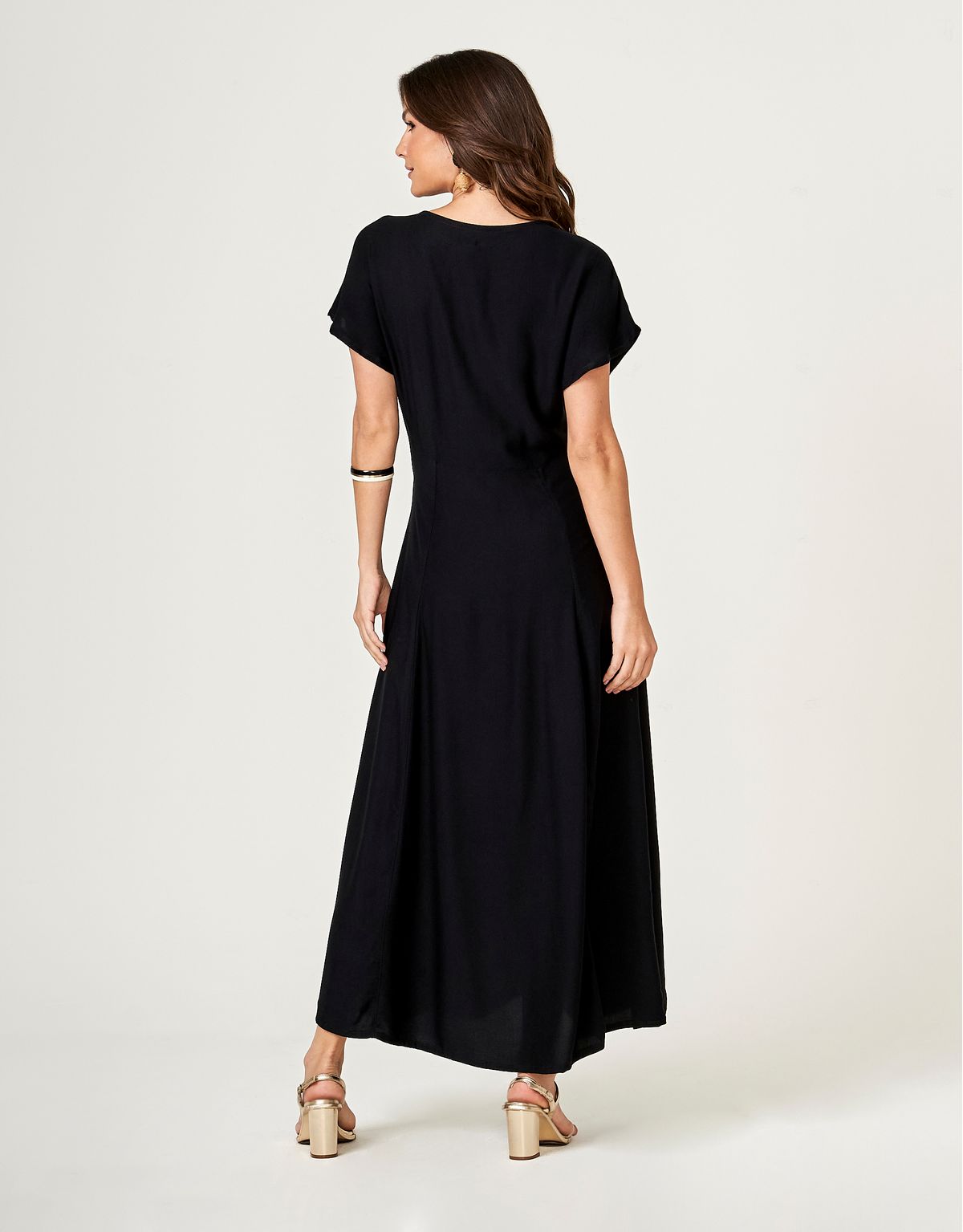 Vestido Analu New Longo - Preto
