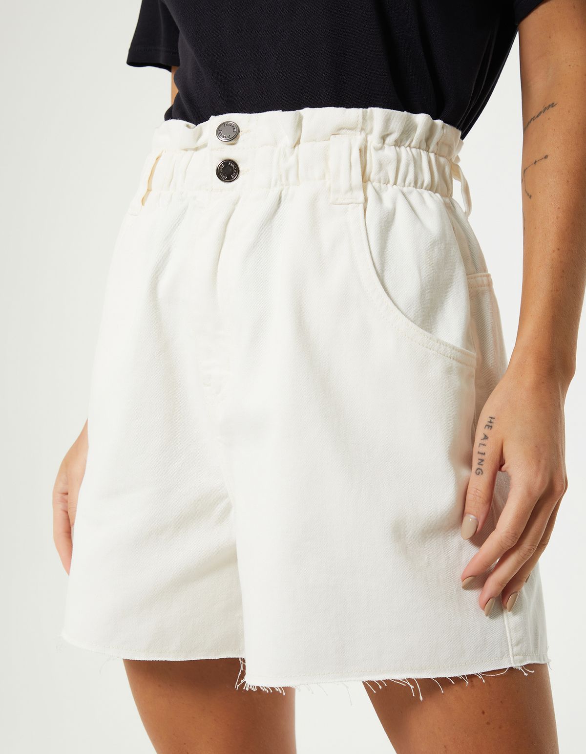 Short Sarja Clochard - Off White