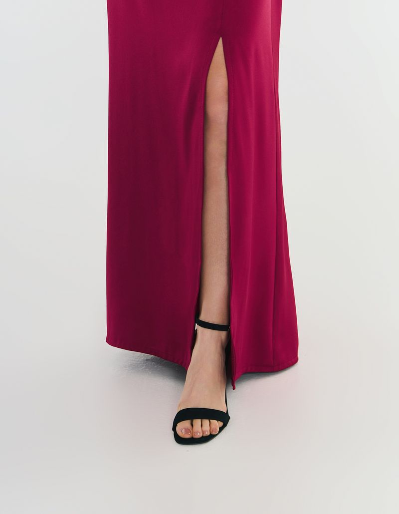 Vestido Longo Corset - Rosa Framboesa