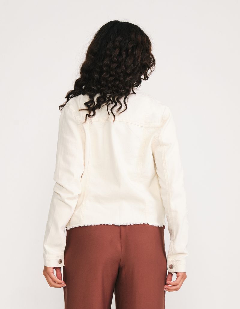 Jaqueta White Denim - Off White