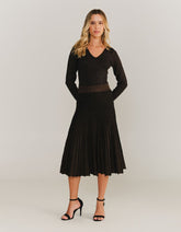 Body Tricot Lurex - Preto