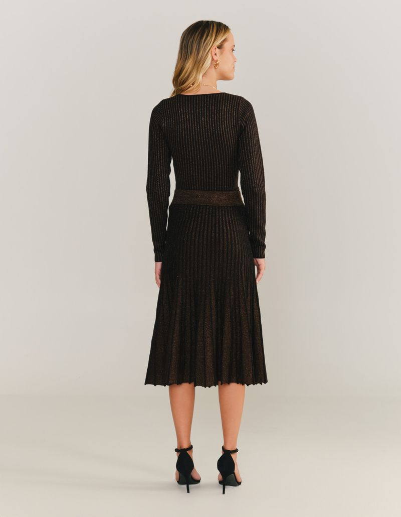 Body Tricot Lurex - Preto