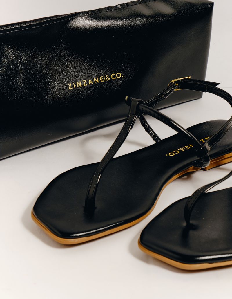 Kit Rasteira + Necessaire - Preto
