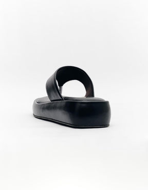Sandalia Flat Dedo - Preto