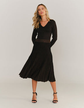 Body Tricot Lurex - Preto