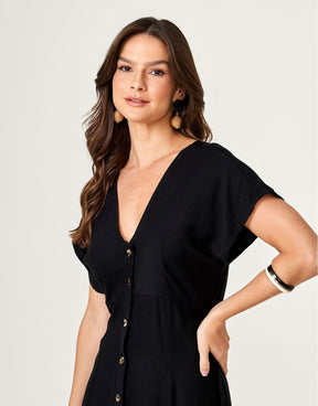 Vestido Analu New Longo - Preto