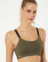 Top Alça Elástico - Verde
