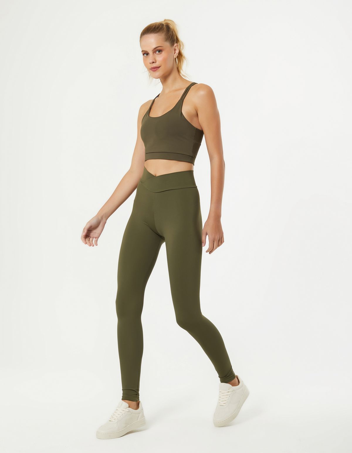 Legging Cós Cruzado - Verde