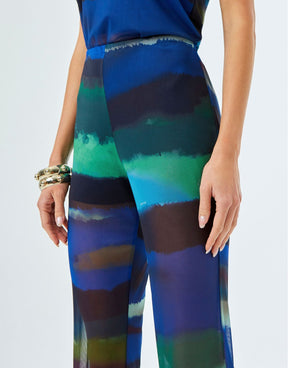 Calça Manuela Longa - Azul
